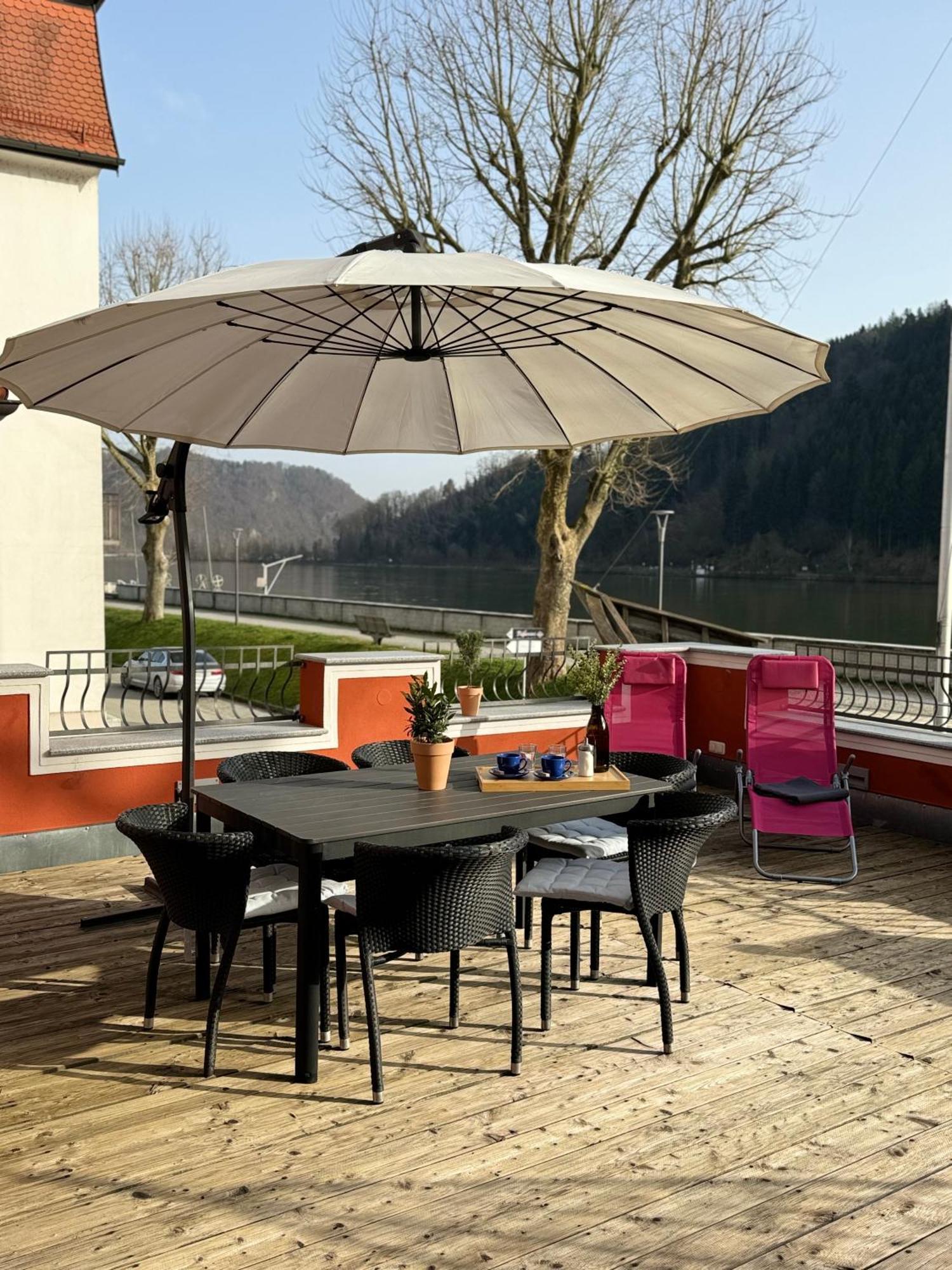 Obernzell Terrassenwohnung Mit Donaublick מראה חיצוני תמונה