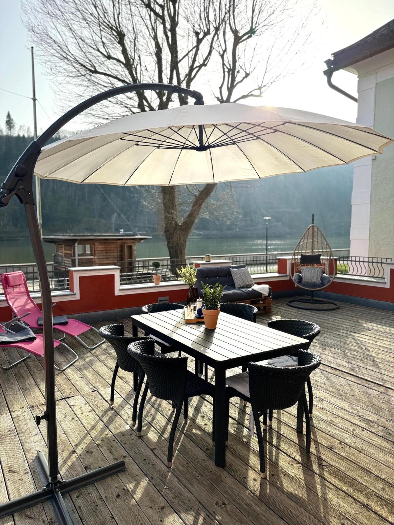 Obernzell Terrassenwohnung Mit Donaublick מראה חיצוני תמונה